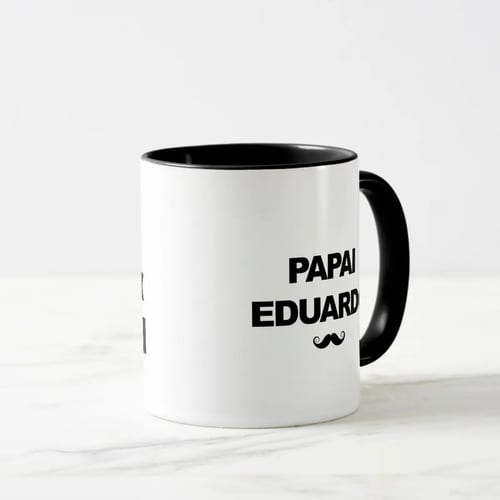 Caneca Personalizada Primeiro Dia dos Pais Como Papai