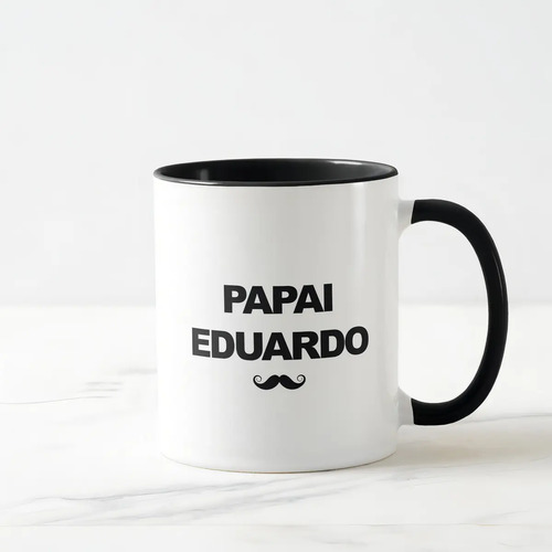 Caneca Personalizada Primeiro Dia dos Pais Como Papai