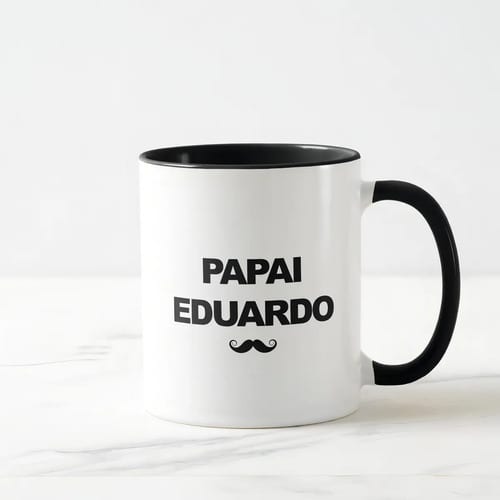 Caneca Personalizada Primeiro Dia dos Pais Como Papai