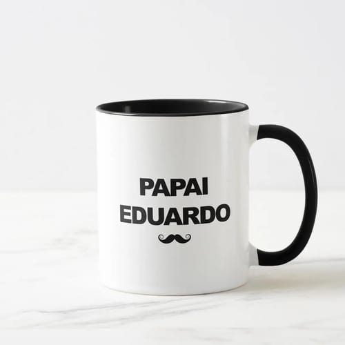 Caneca Personalizada Primeiro Dia dos Pais Como Papai