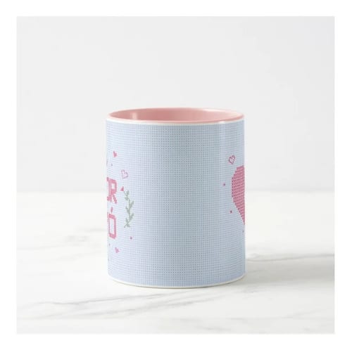 Caneca Present Avó Amor de Vó Bordado