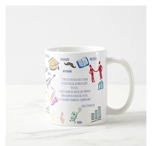 Caneca Sociologia Presente Especial Profissão Sociólogo