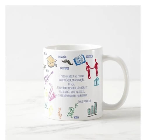 Caneca Sociologia Presente Especial Profissão Sociólogo