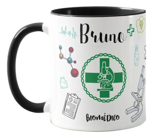 Caneca Personalizada Biomedicina Profissão Biomédico - Profissões (Biomedico(a))