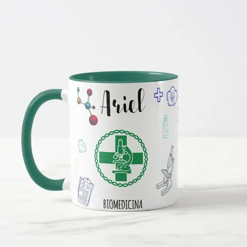 Caneca Personalizada Biomedicina Profissão Biomédico