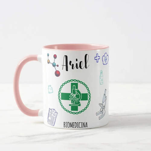 Caneca Personalizada Biomedicina Profissão Biomédico