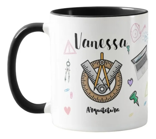 Caneca Arquitetura Profissão Presente Criativo Arquiteta - Profissões (Arquiteto(a))