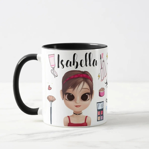 Caneca para Maquiadora Presente Criativo para Mulher Vaidosa