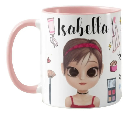 Caneca para Maquiadora Presente Criativo para Mulher Vaidosa - Profissões (Maquiadora)