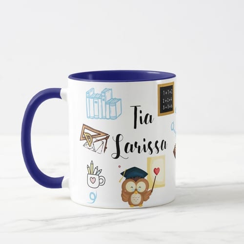 Caneca Personalizada Criativa Dia dos Professores Nome