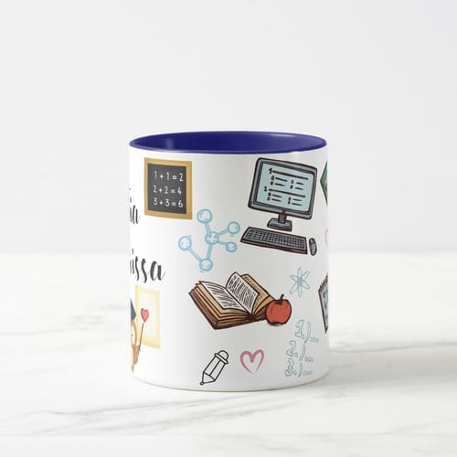 Caneca Personalizada Criativa Dia dos Professores Nome