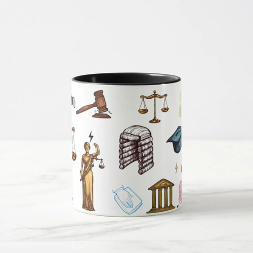 Caneca Presente Profissão Direito Nome Advogado