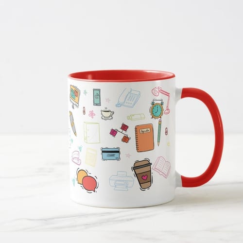 Caneca Personalizada Secretaria Executiva com Nome Profissão