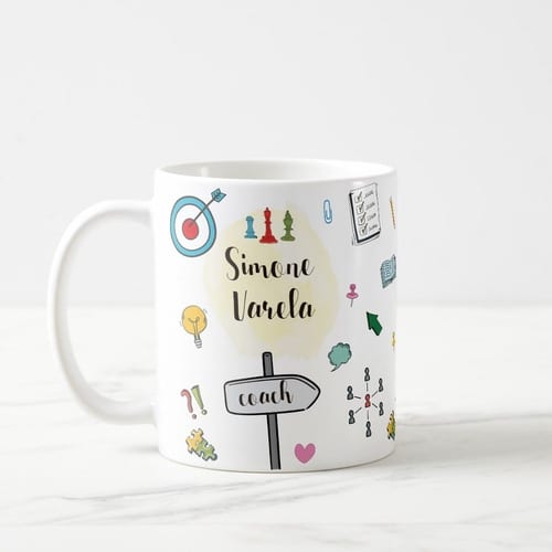 Caneca Coach Presente Perfeito Profissão Coaching com Nome