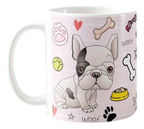 Caneca Criativa de Bulldog Frances Cachorro Mãe de Pet