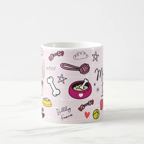 Caneca Criativa de Bulldog Frances Cachorro Mãe de Pet
