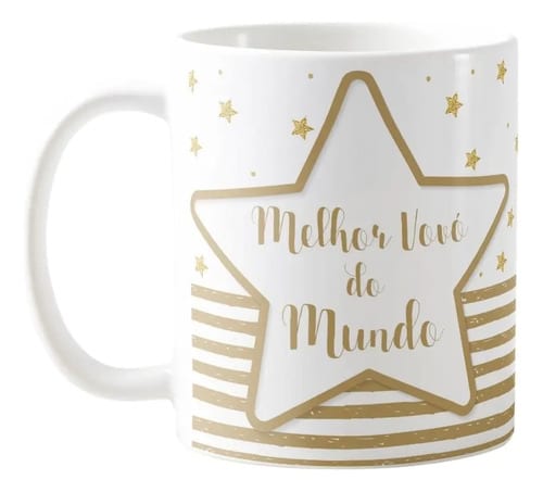 Caneca Avó Presente Especial de Carinho e Agradecimento - Família (Avó)