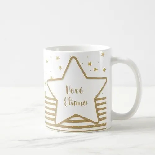 Caneca Avó Presente Especial de Carinho e Agradecimento
