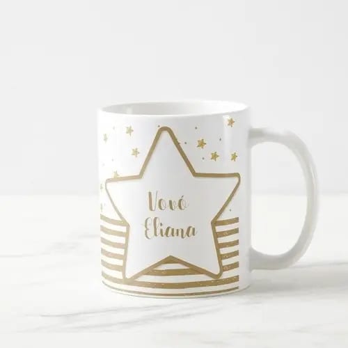 Caneca Avó Presente Especial de Carinho e Agradecimento