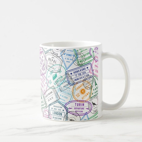 Caneca Turismo Presente Criativo Apaixonados Por Viagem