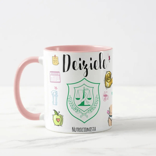 Caneca de Nutrição Profissão Presente Criativo Nutricionista