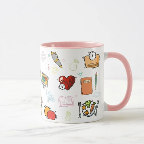 Caneca de Nutrição Profissão Presente Criativo Nutricionista