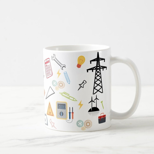 Caneca Criativa Engenharia Elétrica Profissão Engenheiro