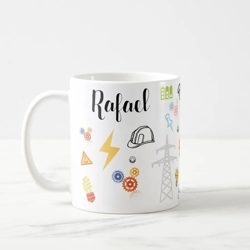 Caneca Criativa Engenharia Elétrica Profissão Engenheiro