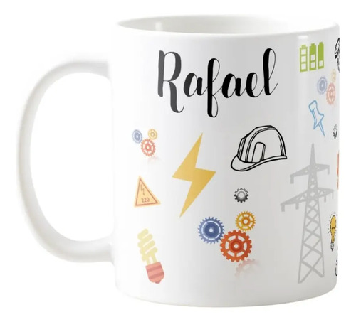 Caneca Criativa Engenharia Elétrica Profissão Engenheiro - Profissões (Engenheiro(a))