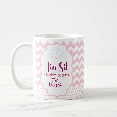 Caneca Personalizada Crisma Presente Especial Madrinha