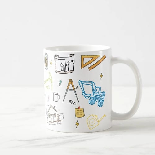 Caneca Engenharia Civil Presente Criativo Engenheiros