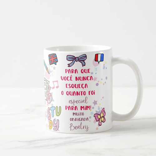 Caneca Presente Dia dos Professores Professora de Inglês