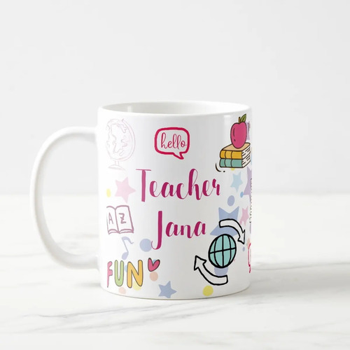 Caneca Presente Dia dos Professores Professora de Inglês