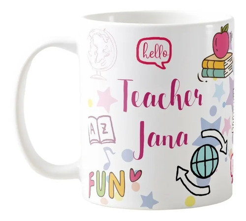 Caneca Presente Dia dos Professores Professora de Inglês
