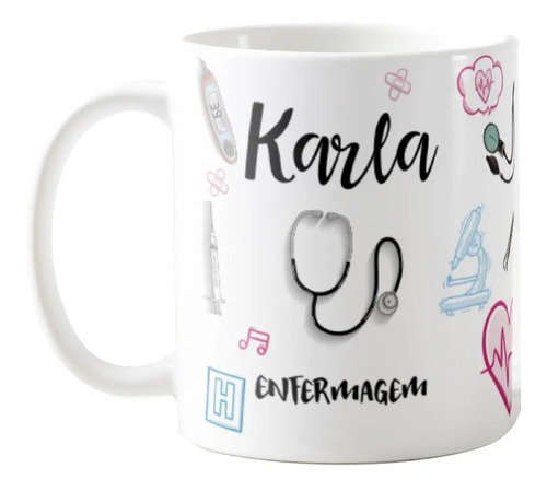 Caneca Enfermagem Profissão Presente Enfermeira Especial - Profissões (Enfermeiro(a))