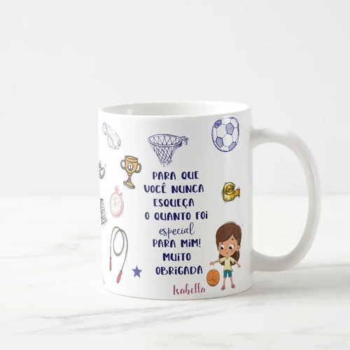 Caneca Personalizada Professor de Educação Física