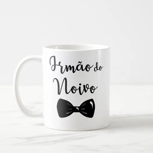 Caneca Casamento Presente Irmão do Noivo Lembrança Familia - Casamento (Convidados)