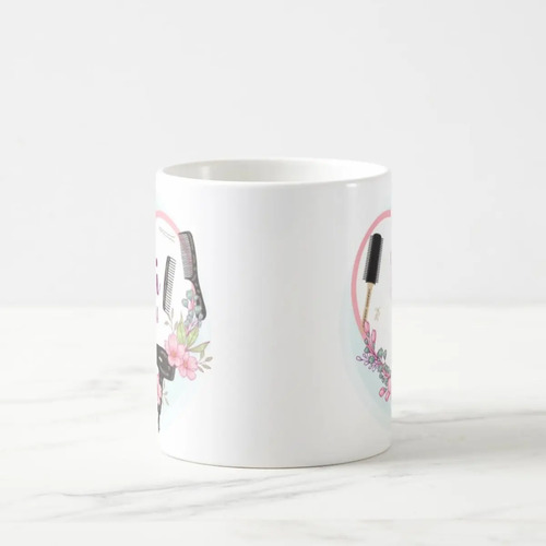 Caneca Cabeleireira Personalizada com Nome Presente Especial