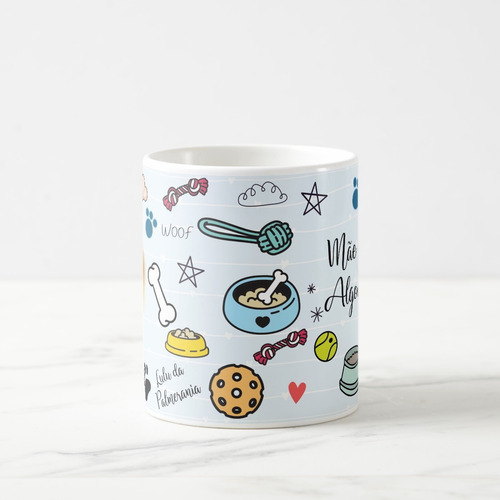 Caneca Lulu da Pomerânia Pet Cachorro Personalizada