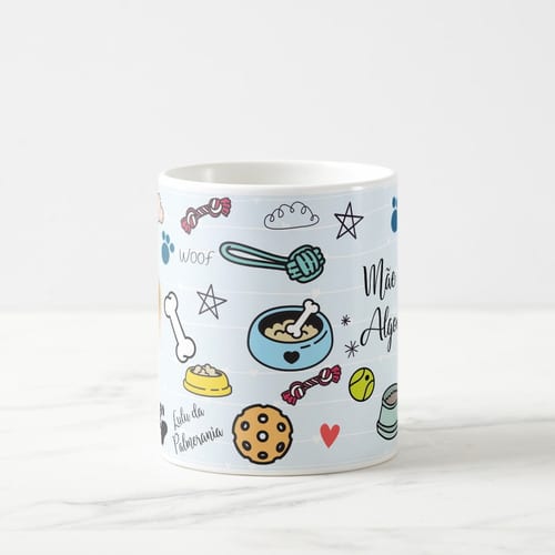 Caneca Lulu da Pomerânia Pet Cachorro Personalizada
