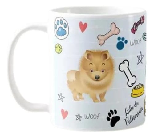 Caneca Lulu da Pomerânia Pet Cachorro Personalizada - Pet (Dono de Cachorro)