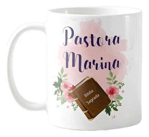 Caneca Personalizada Pastora Celebrante Casamento - Casamento (Casal)
