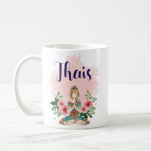 Caneca Personalizada Feminina Entrego Confio Aceito Agradeço