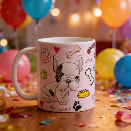 Caneca Personalizada Criativa Bulldog Frances Pet Cachorra - Pet (Dono de Cachorro)