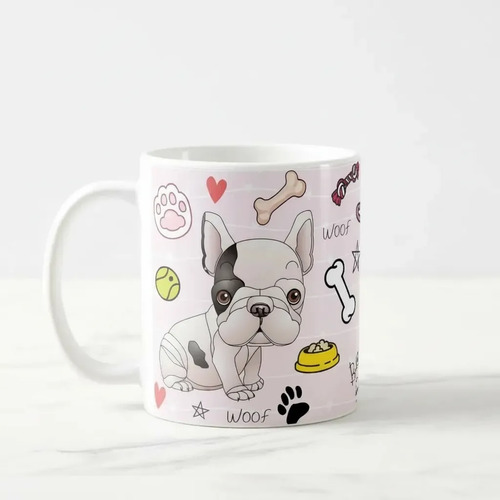 Caneca Personalizada Criativa Bulldog Frances Pet Cachorra