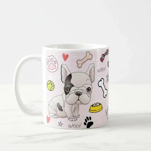 Caneca Personalizada Criativa Bulldog Frances Pet Cachorra