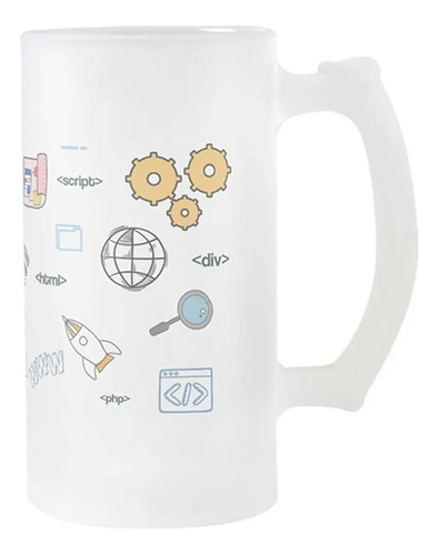 Copo de Cerveja Personalizado Profissão Tecnologia