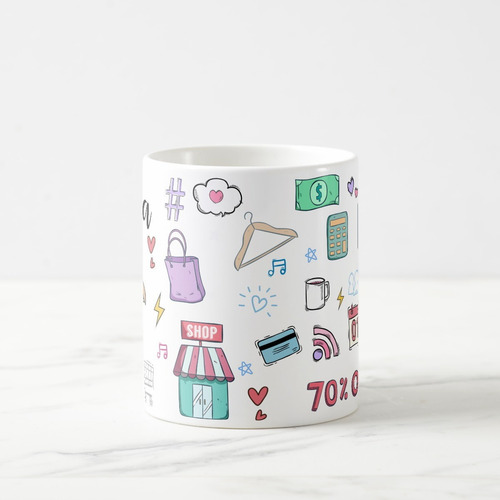 Caneca Personalizada Feminina Profissão Vendedora com Nome