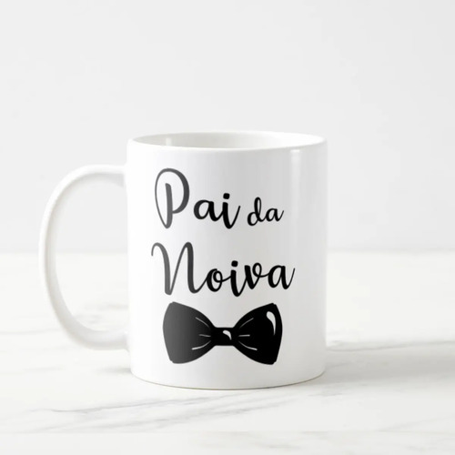 Caneca Personalizada Pai da Noiva de Casamento Gravata