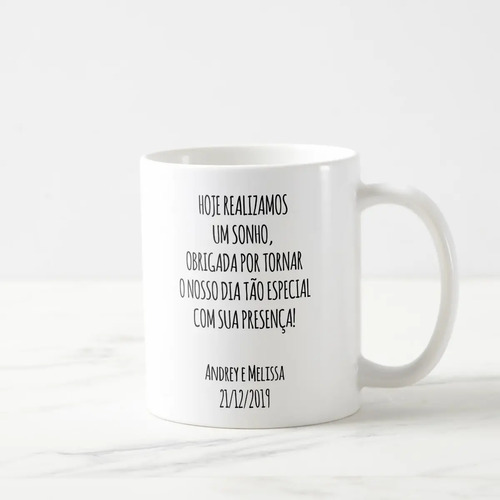 Caneca Personalizada Pai da Noiva de Casamento Gravata